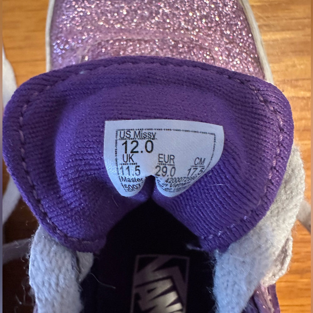 Vans Kids Sneakers - Purple Glitter